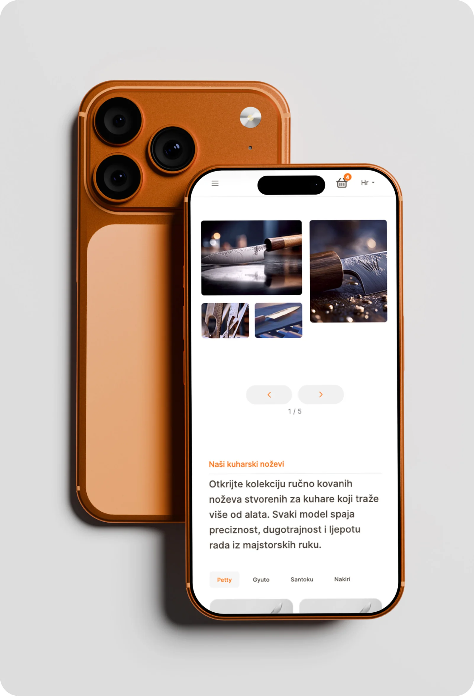 Carloban.com mobile store shown on two phones